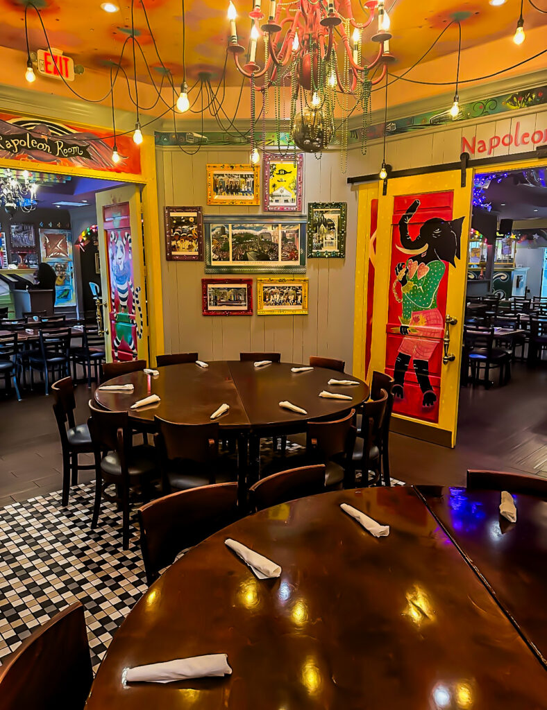The Napoleon Room at Tibby’s Altamonte Springs set for a private celebration