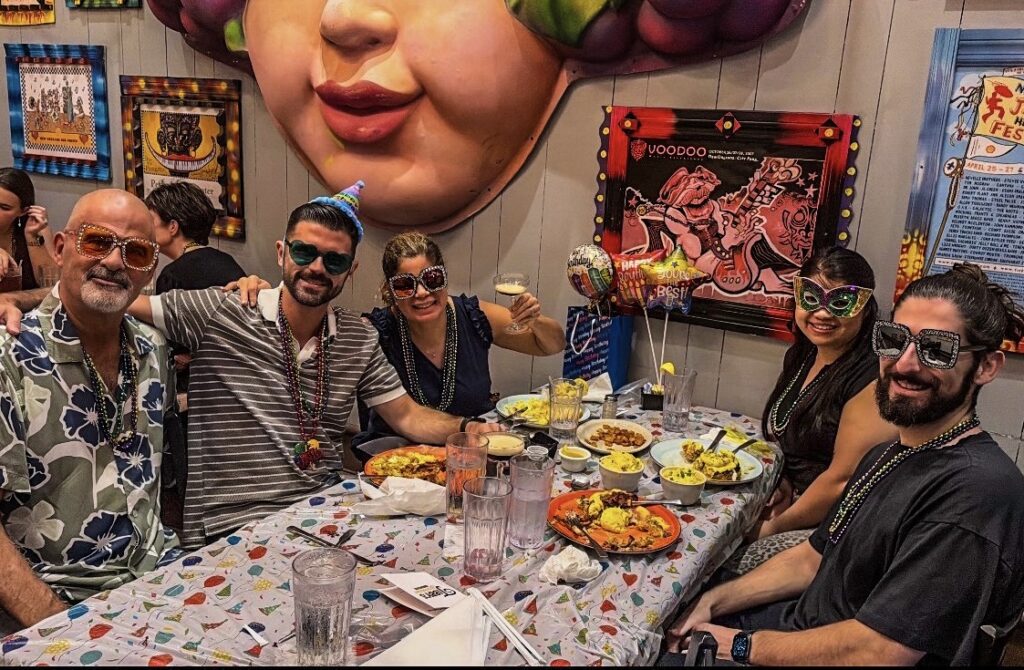 Group celebrating at Sunday brunch, Tibby's Altamonte Springs