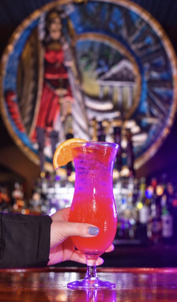 Tibby's Hurricane cocktail at Sunday brunch, Tibby's Brandon