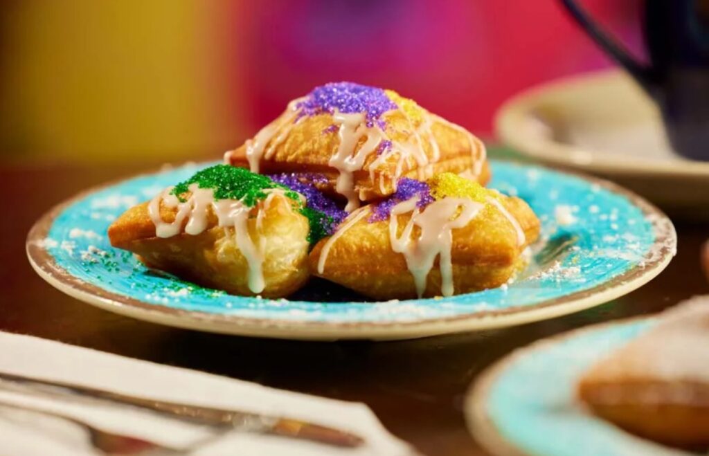 King Cake Beignets at Sunday brunch, Tibby's Brandon